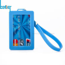 Suporte de cartão de crédito de silicone personalizado